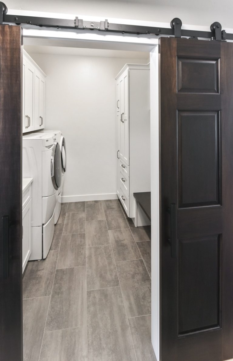Laundry Room 1 VKB laundry room black and white