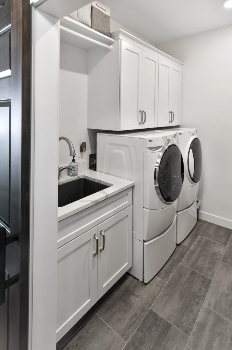 Laundry Room 3 VKB laundry room black and white