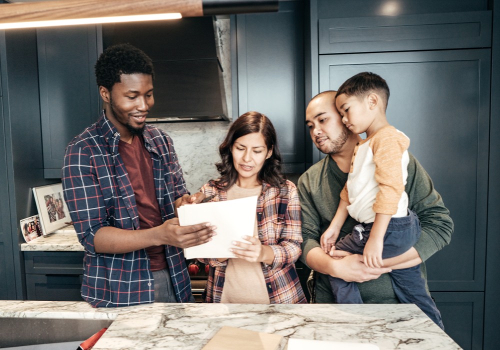 home remodeling budget with family