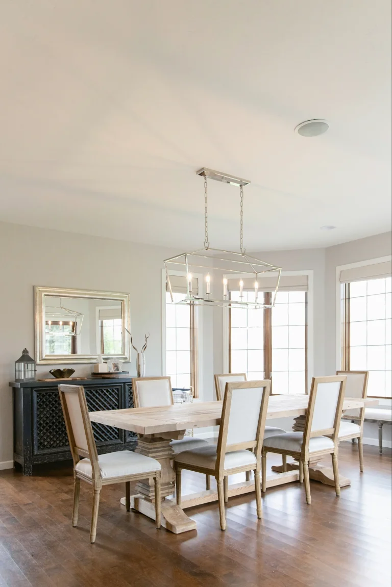 Kitchen and dining room remodel by VKB Homes in Appleton Wisconsin.