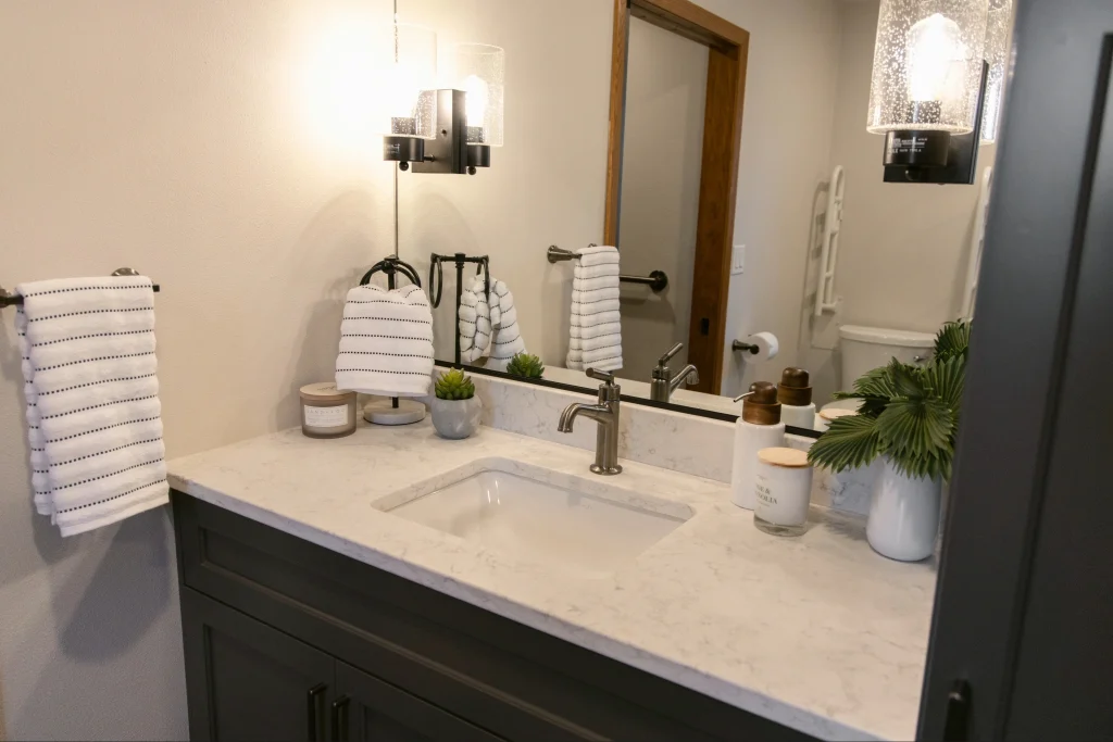 Bathroom remodeled in appleton WI